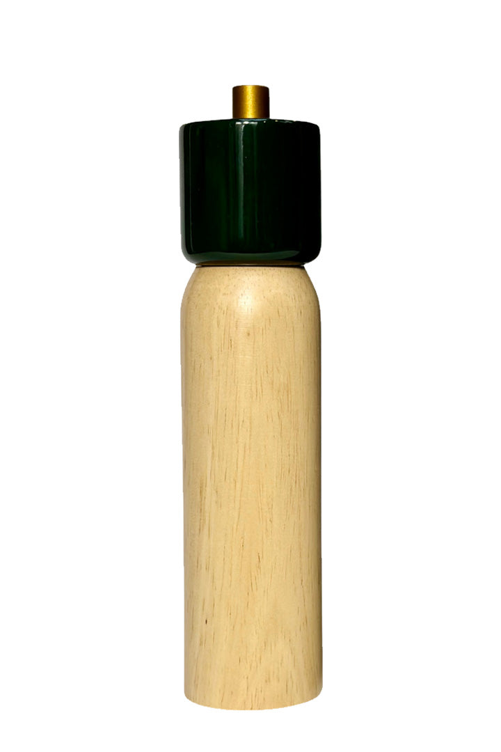 Large Peeper & Salt Grinder | Green & Gold