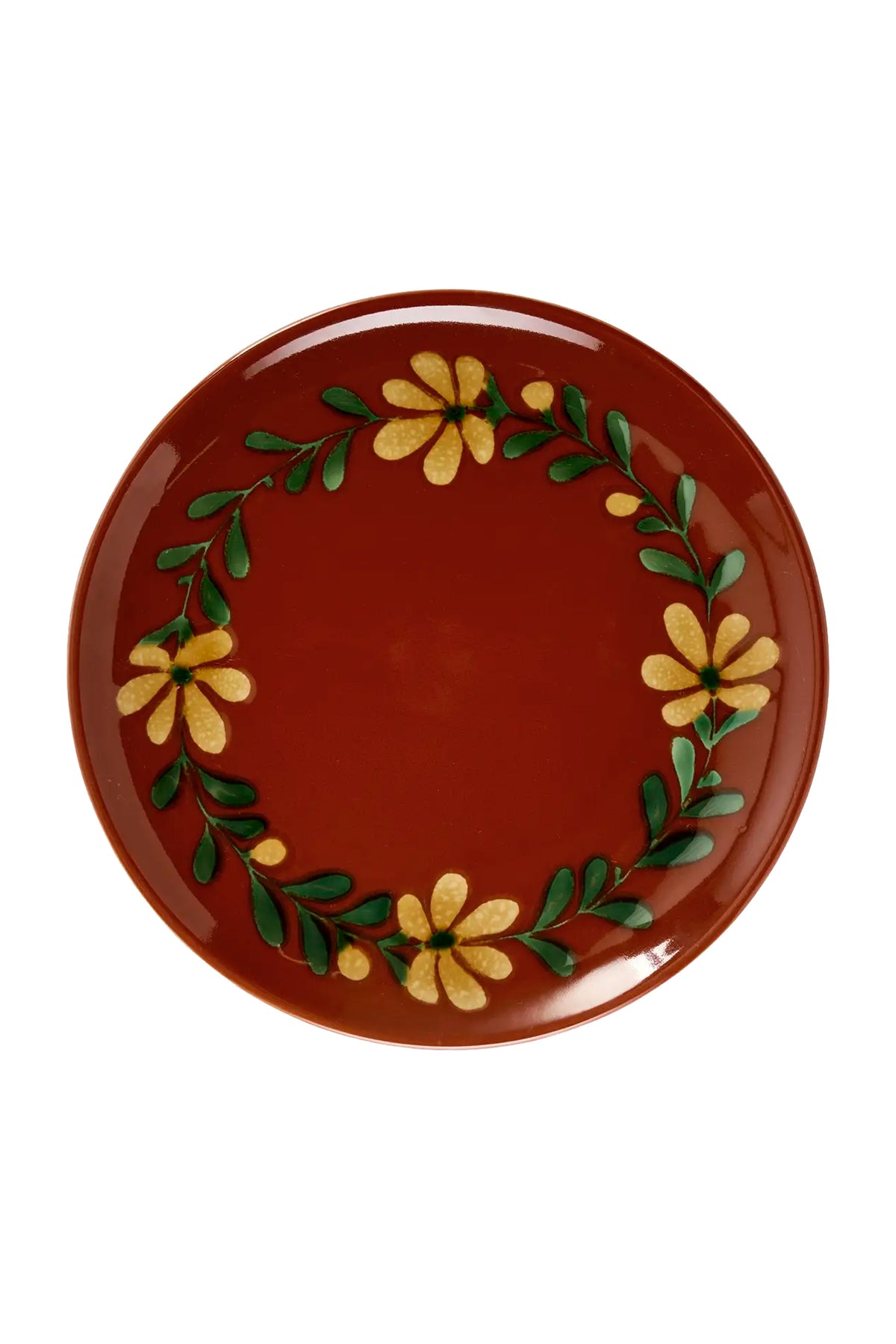 Hand Painted Main Plate | Flowers