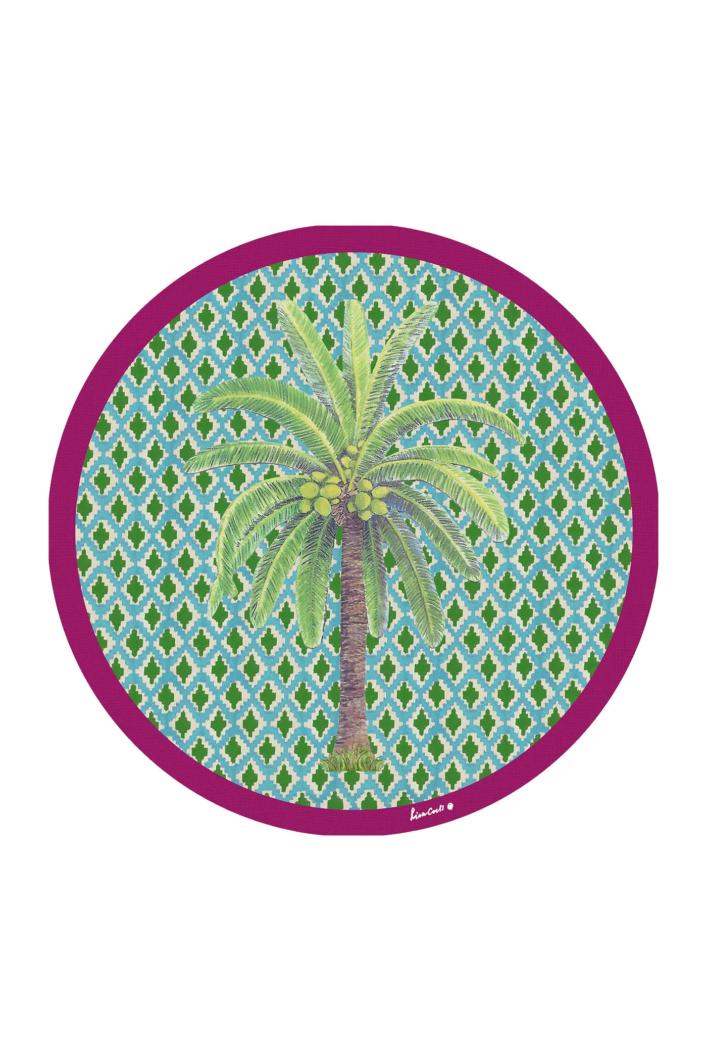 Placemat Lisa Corti | Palma Green