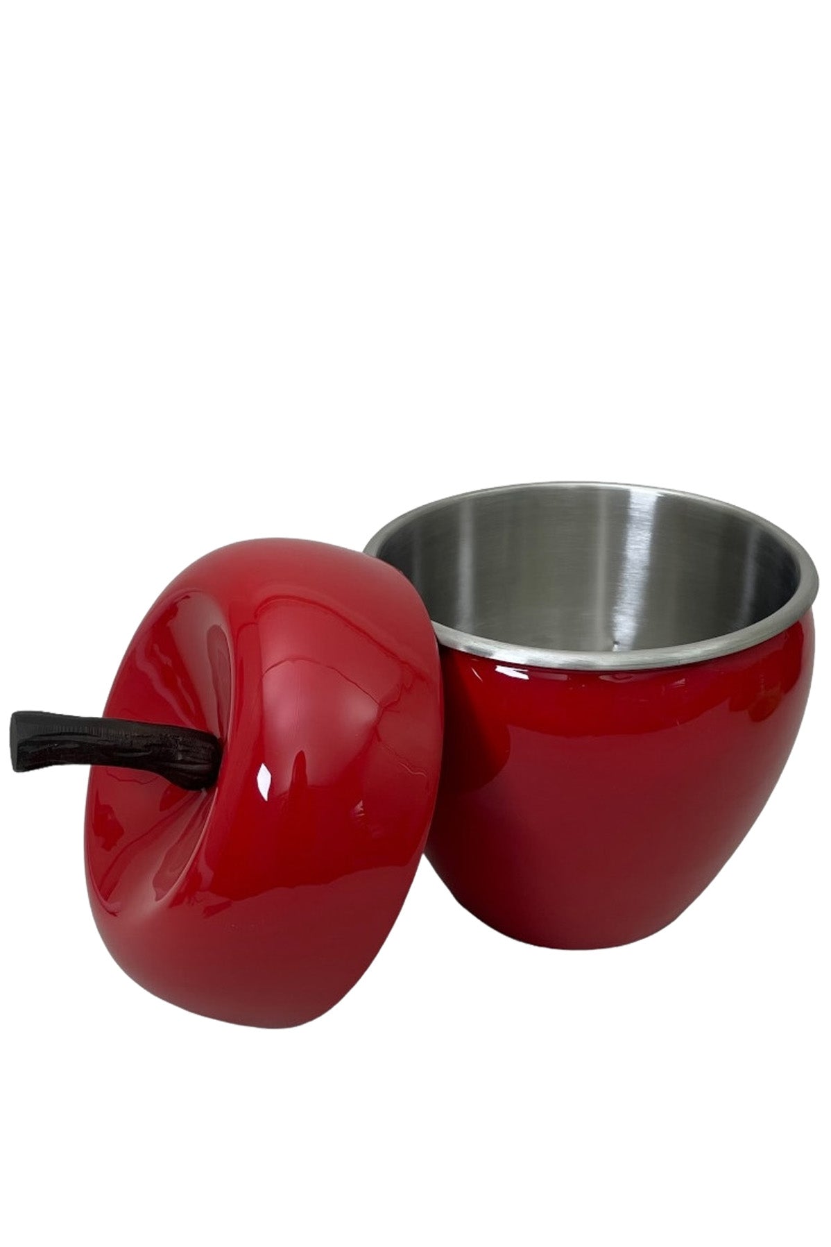 Medium Ice Bucket Apple, Red