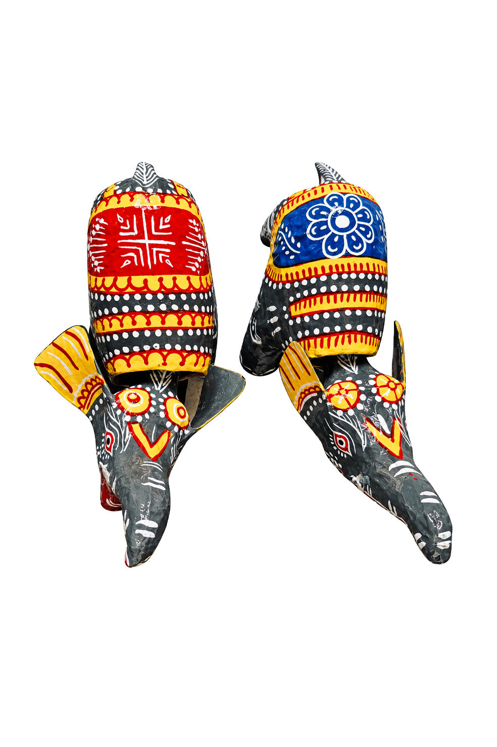 Articulated Papier Maché Figurine | Black Elephant
