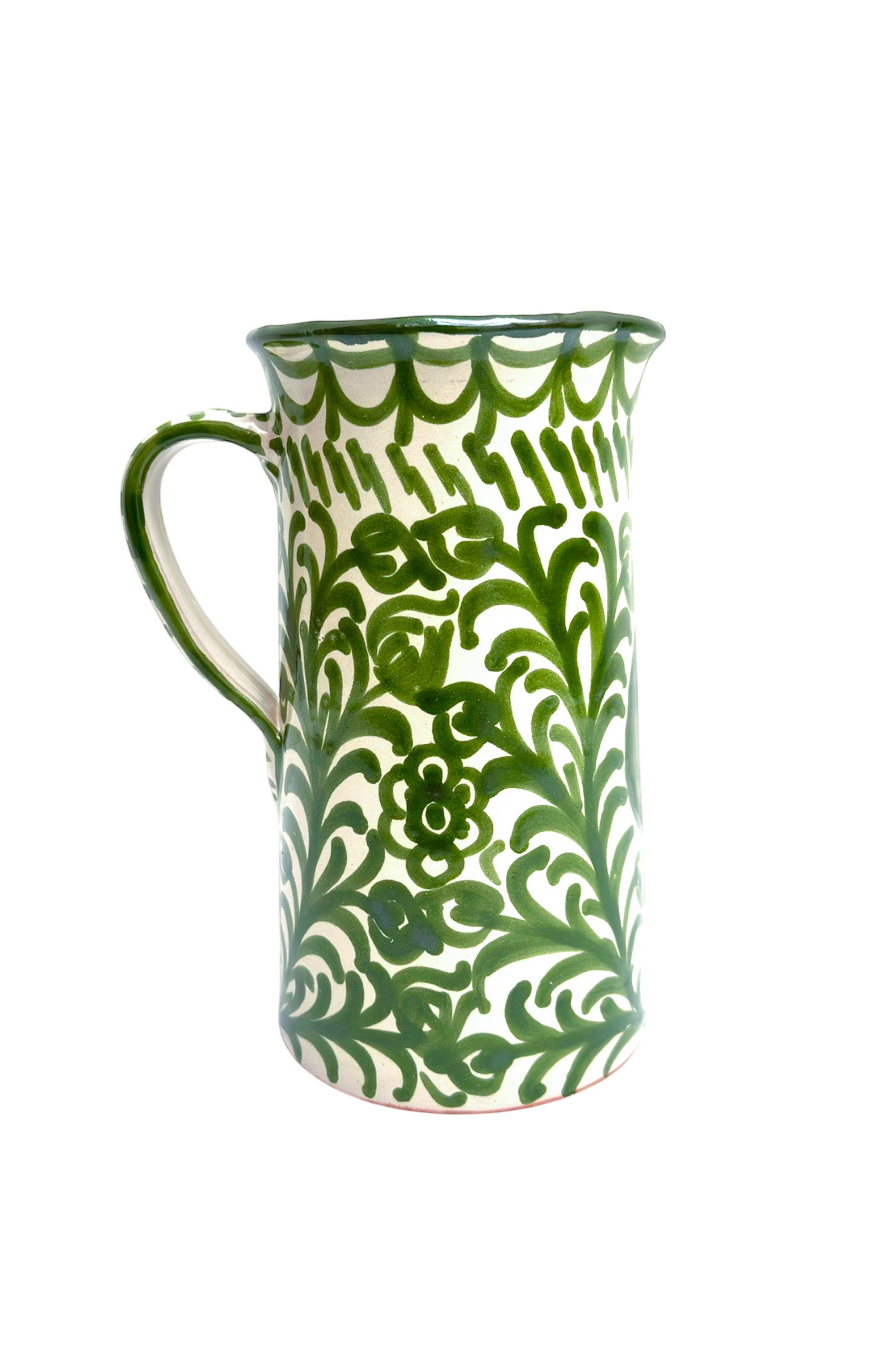 Ceramic Jar, Green with Bird