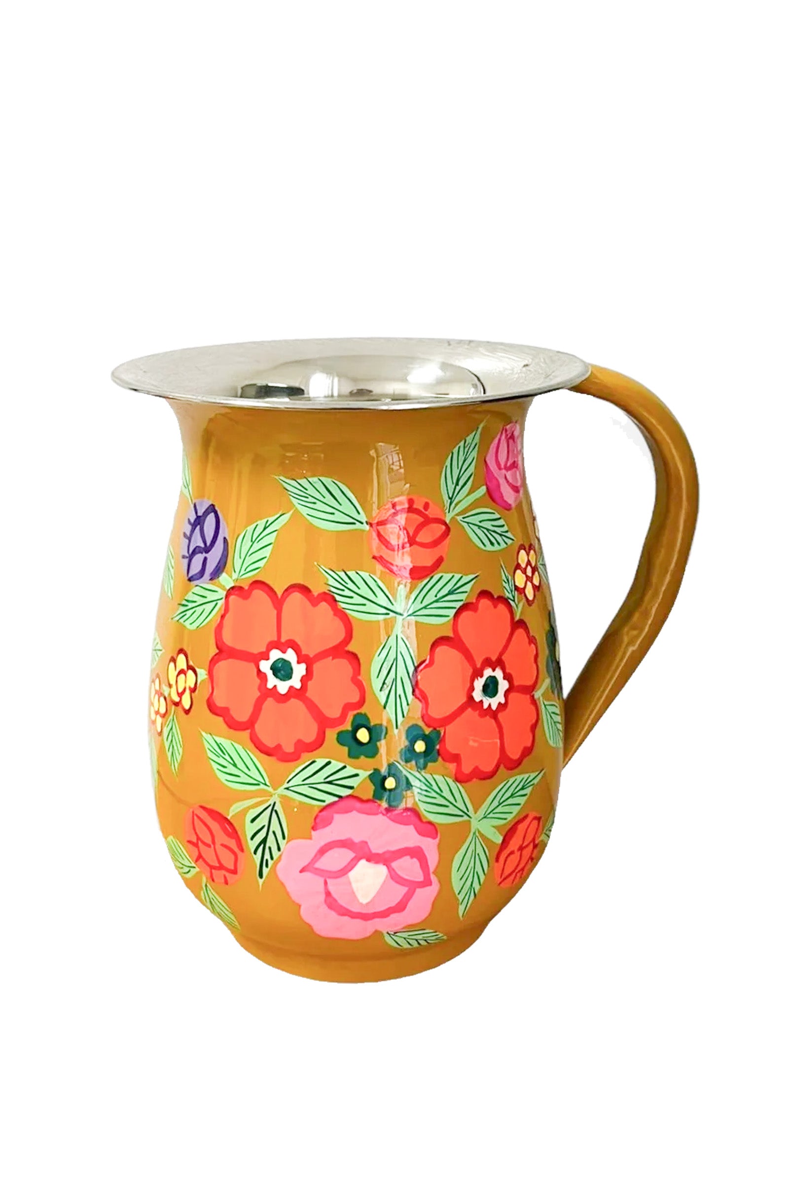 Jug mustard flowers