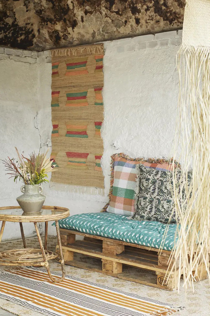 Jute Runner | Multicolor Geometric