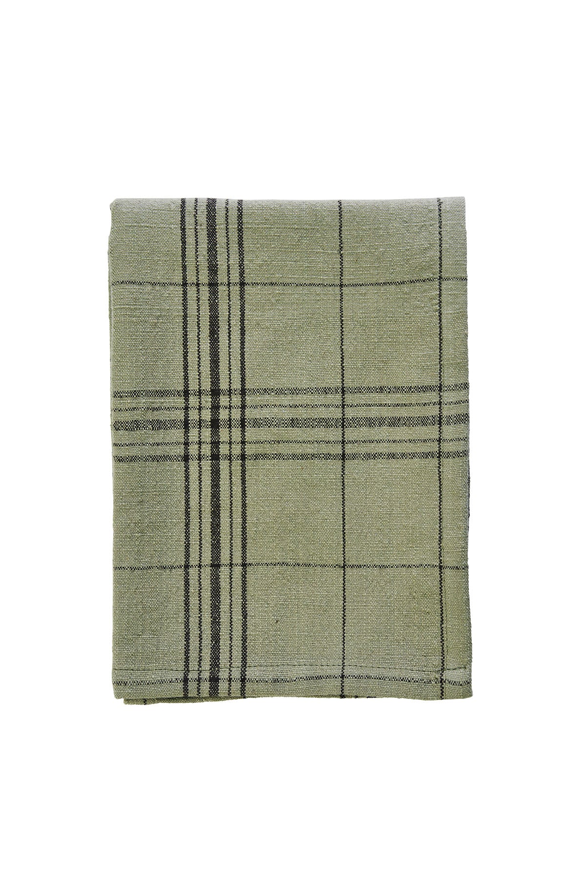 Kitchen towel, Green Checked