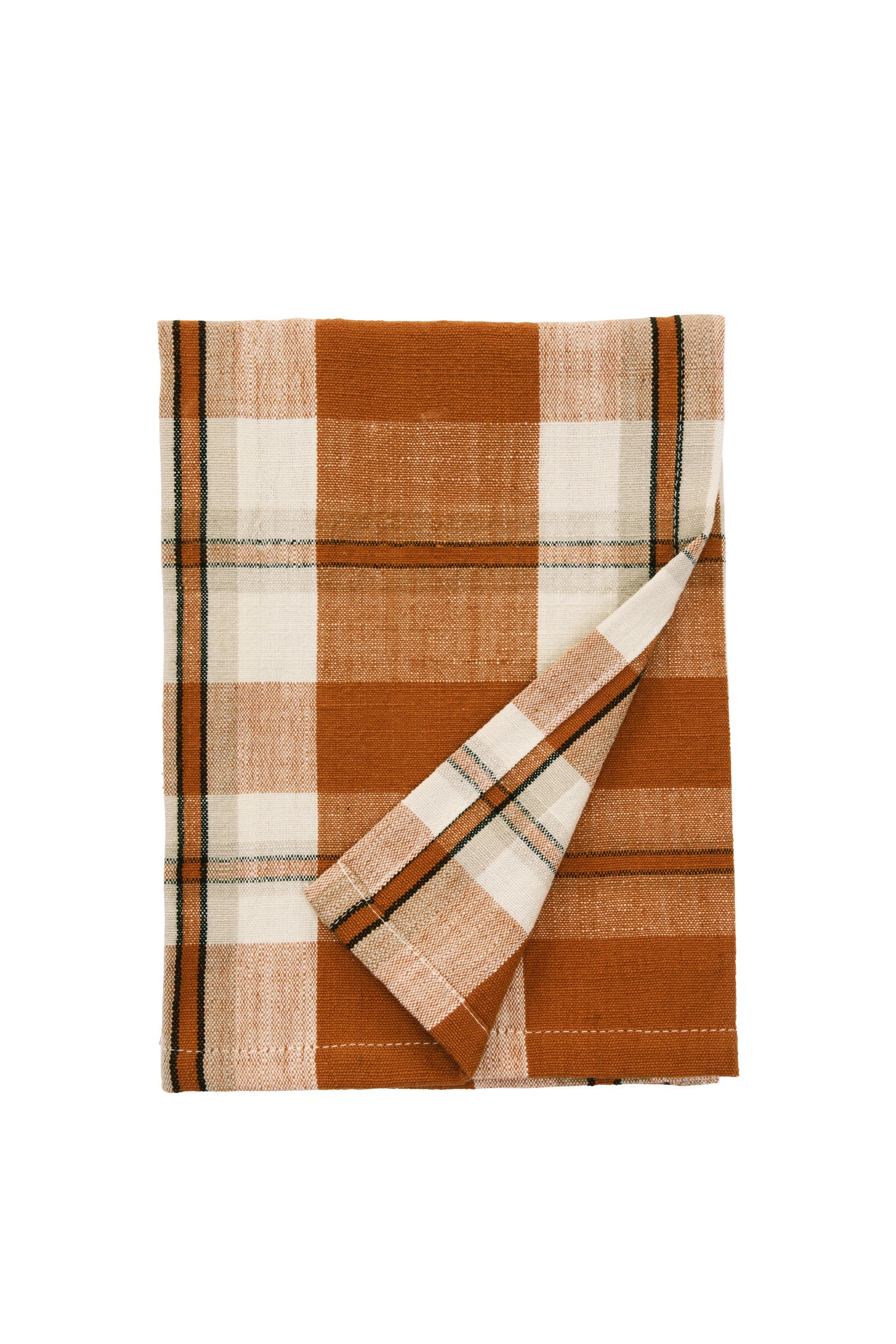 Kitchen Towel | Checheked Brown