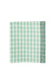 Kitchen towel checked green