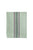 Kitchen towel, green with green & aubergine stripes