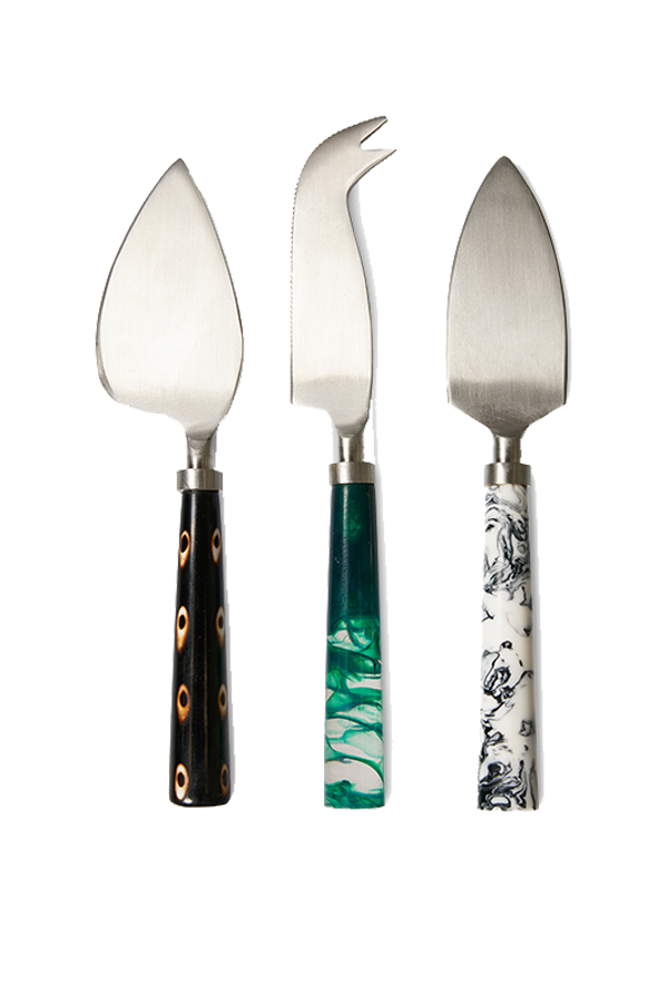 Cheese knives set | Marble