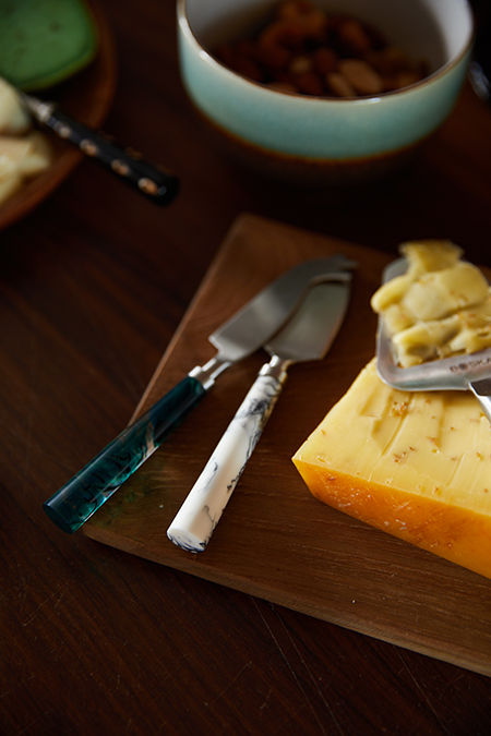 Cheese knives set | Marble