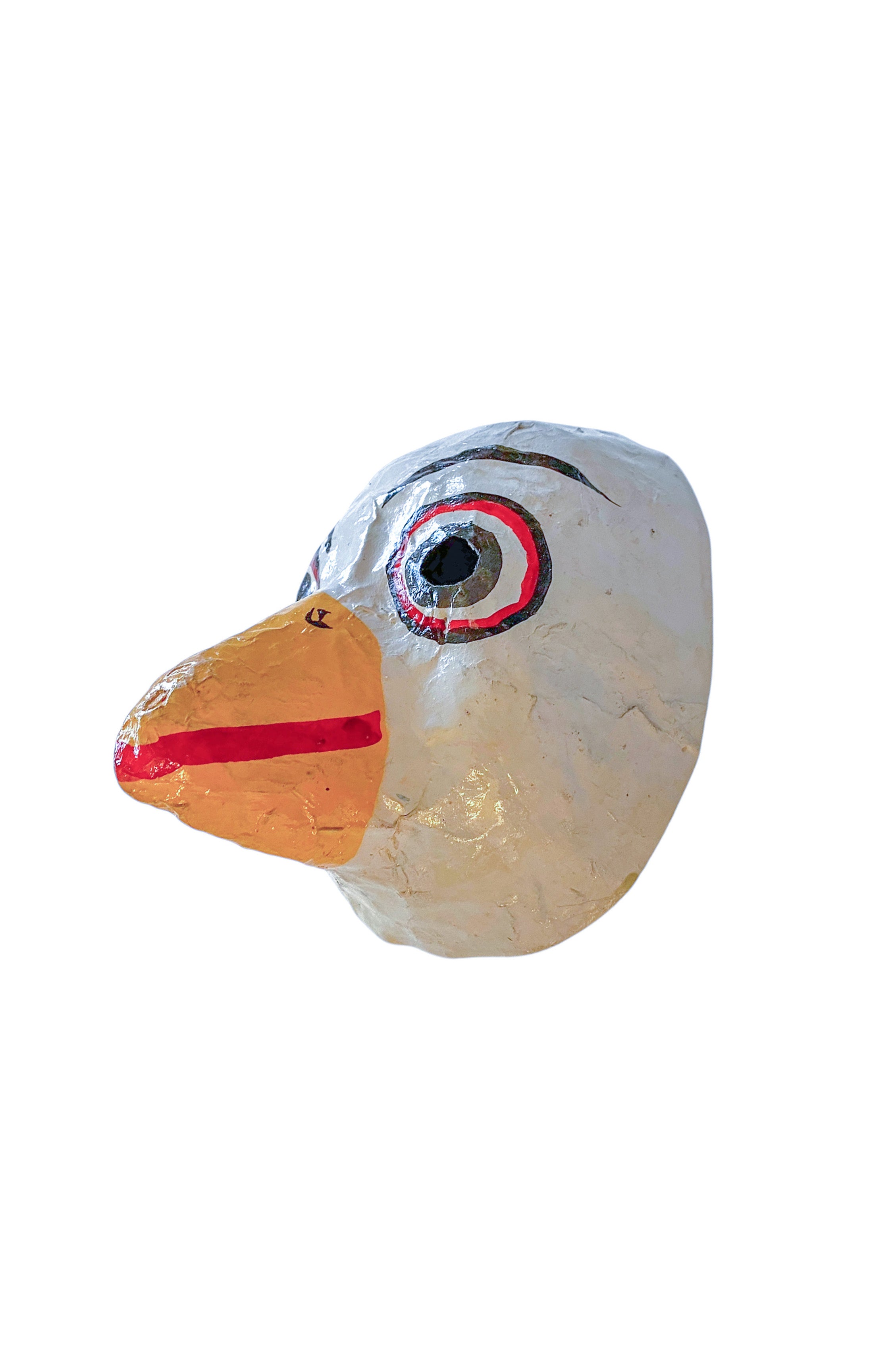 Wall mask papier mache | duck yellow (A)
