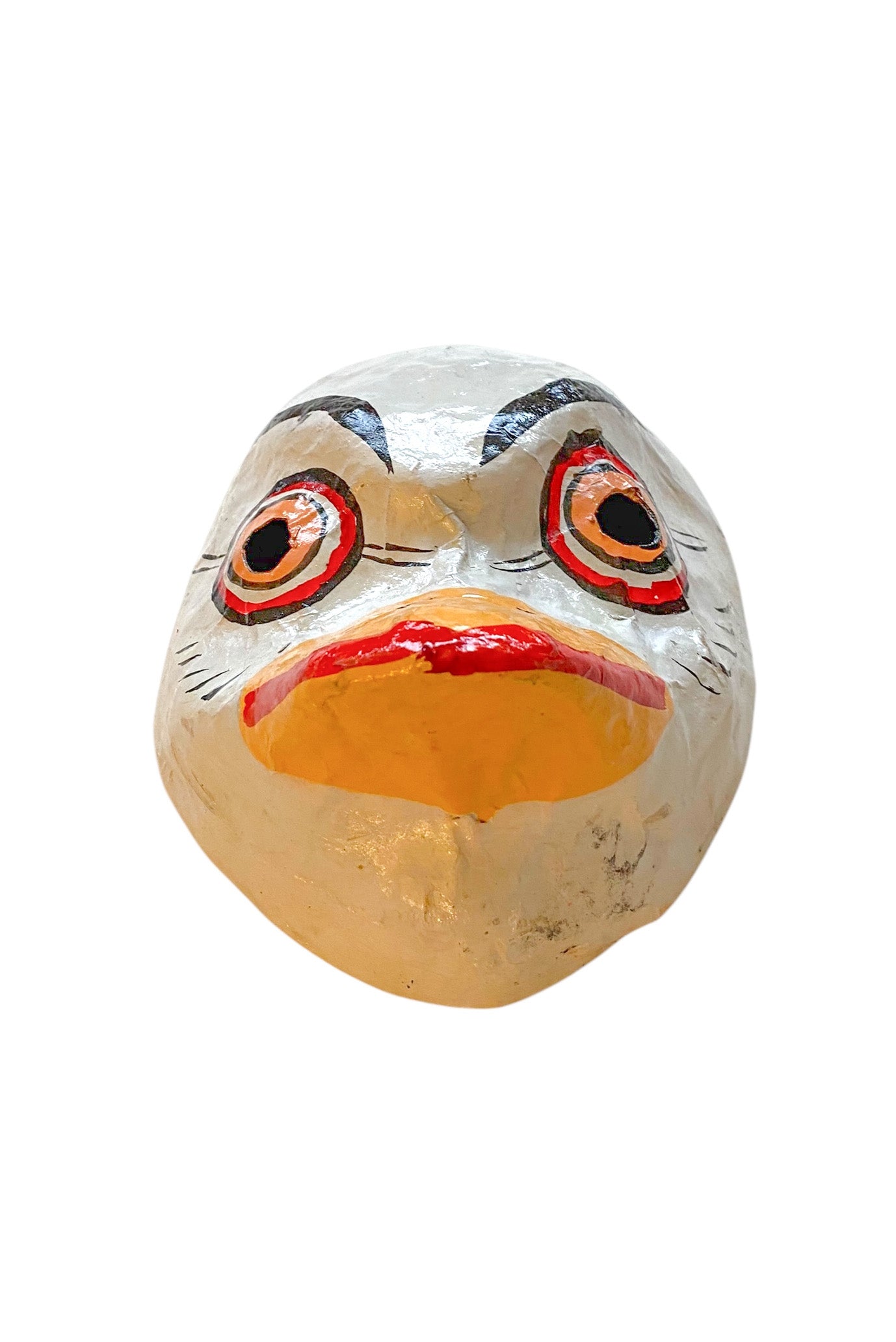 Wall mask papier mache | duck yellow (B)