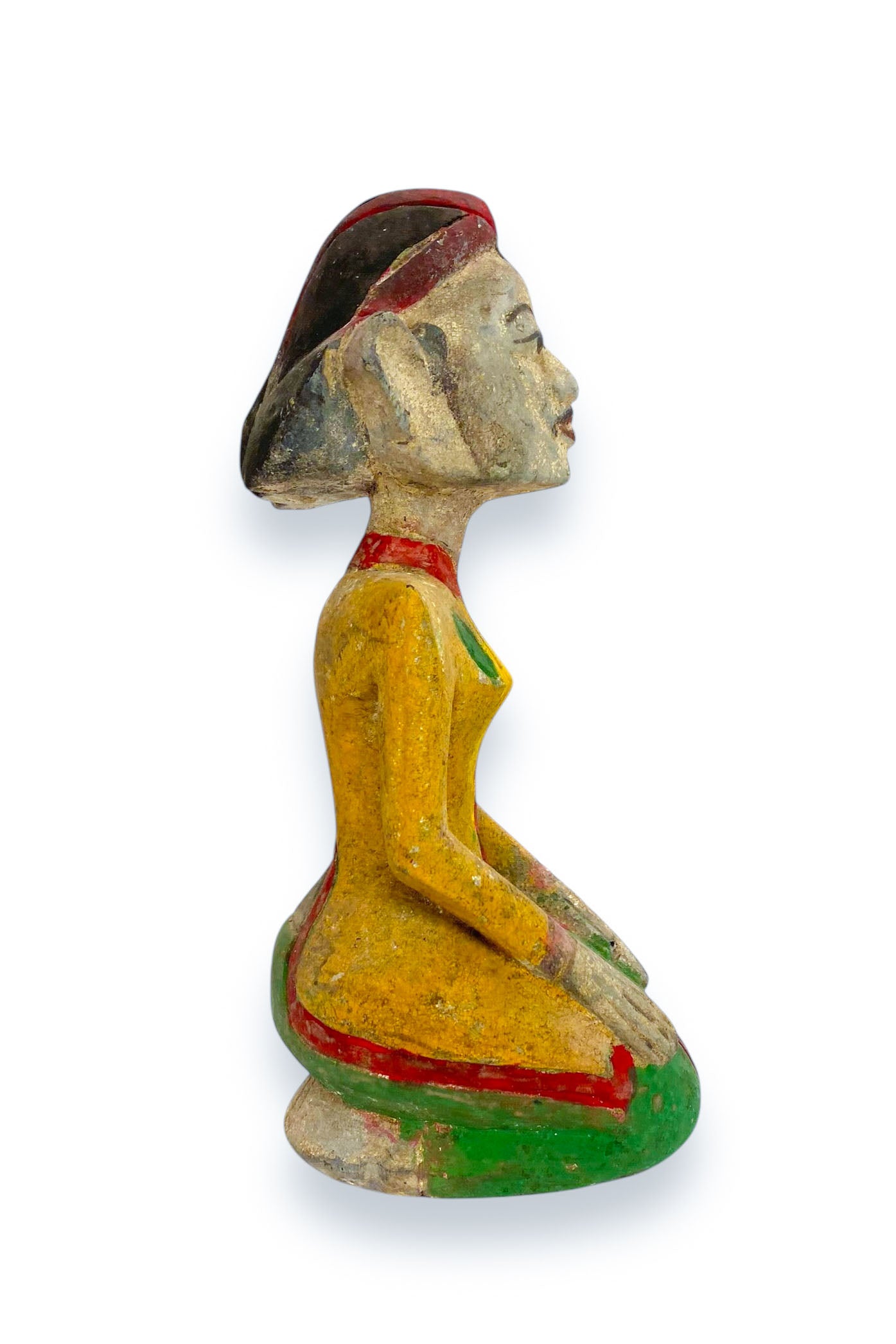 Wooden Figure Man yellow, S