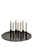 round plate candle holder for 7 candles