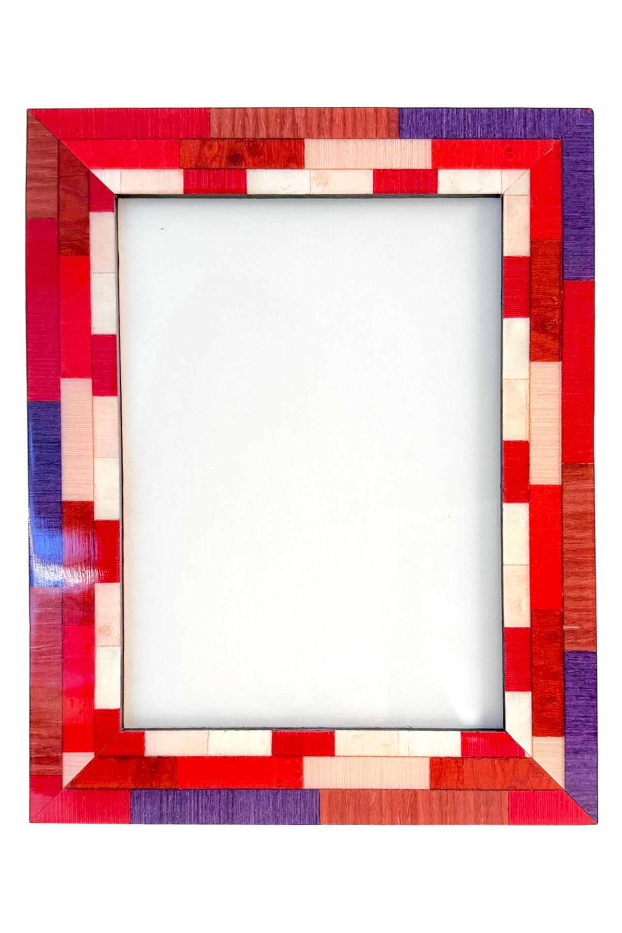 Photo Frame Multicolor Red & Purple | Choose Size