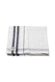 Blanket, multicover white and navy