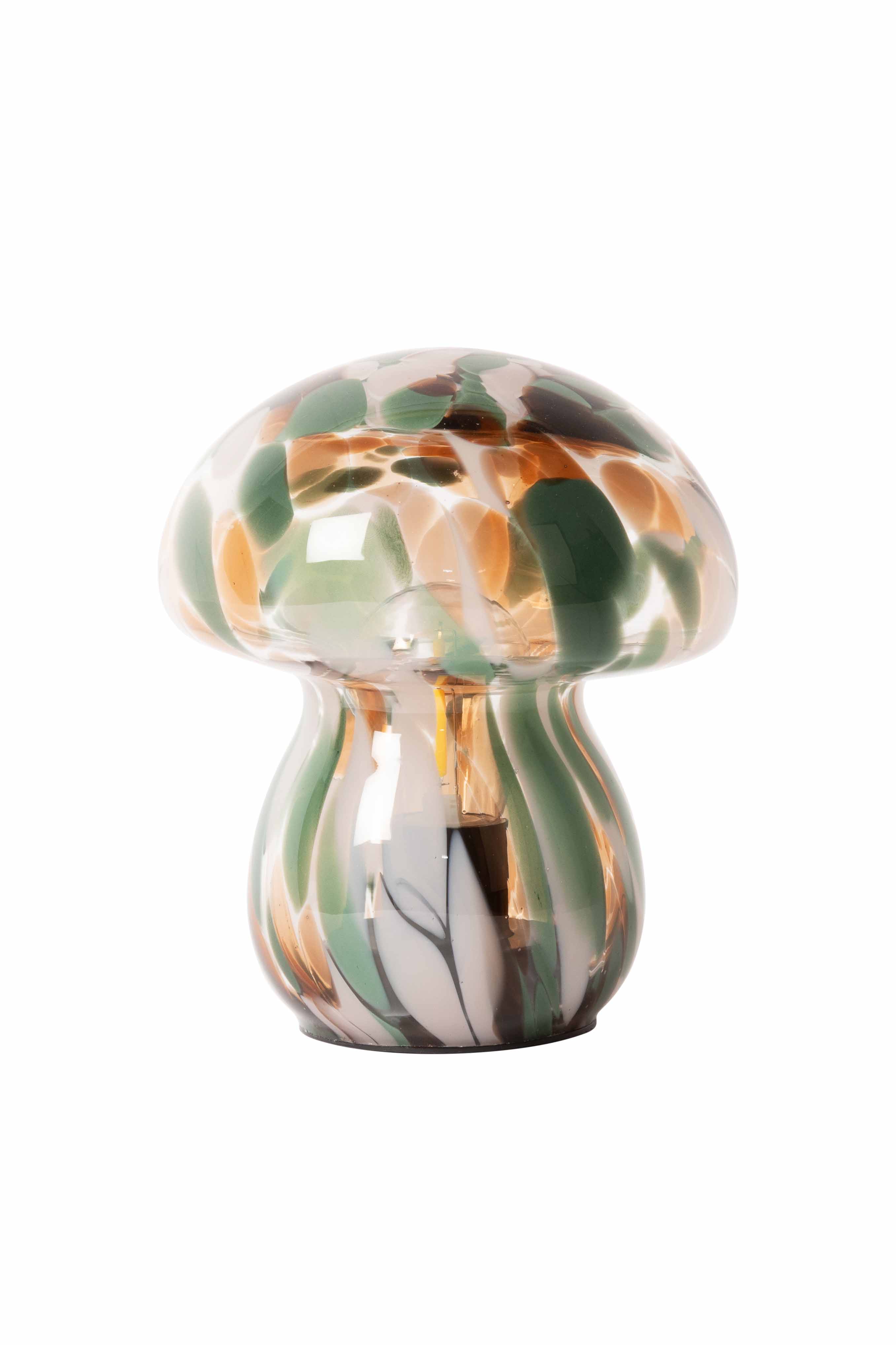 Mushroom Lamp, Multicolor Green
