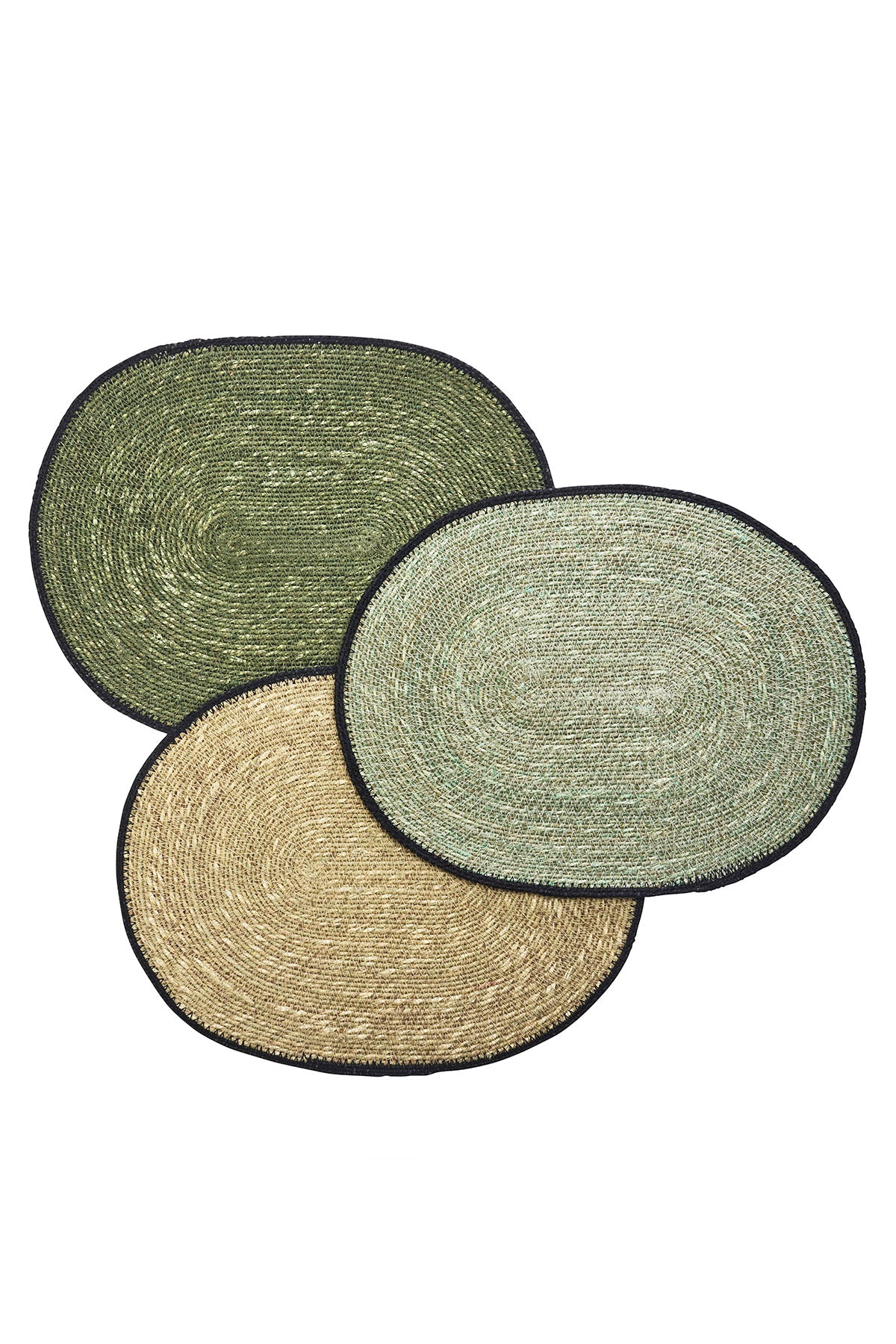 Oval Seagrass Placemat | Choose colour