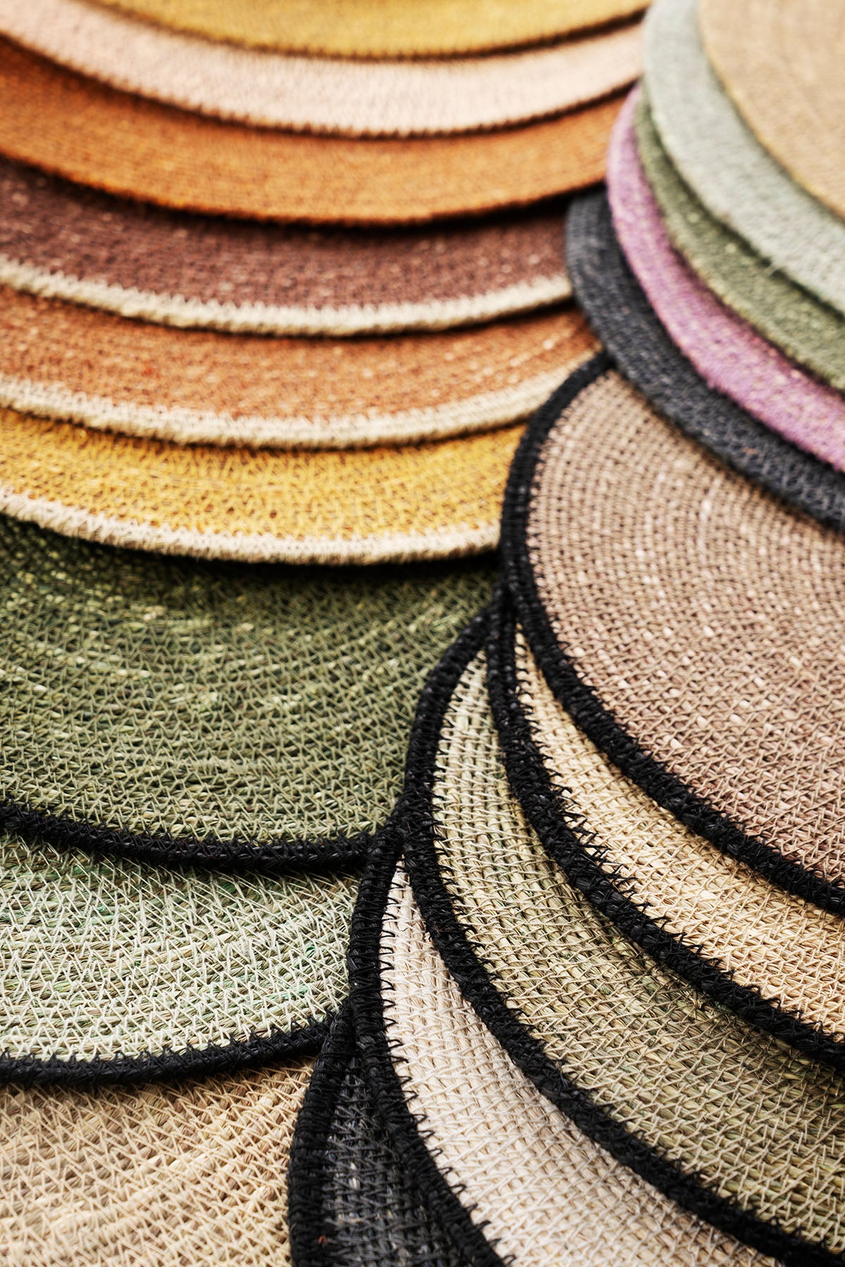 Oval Seagrass Placemat | Choose colour