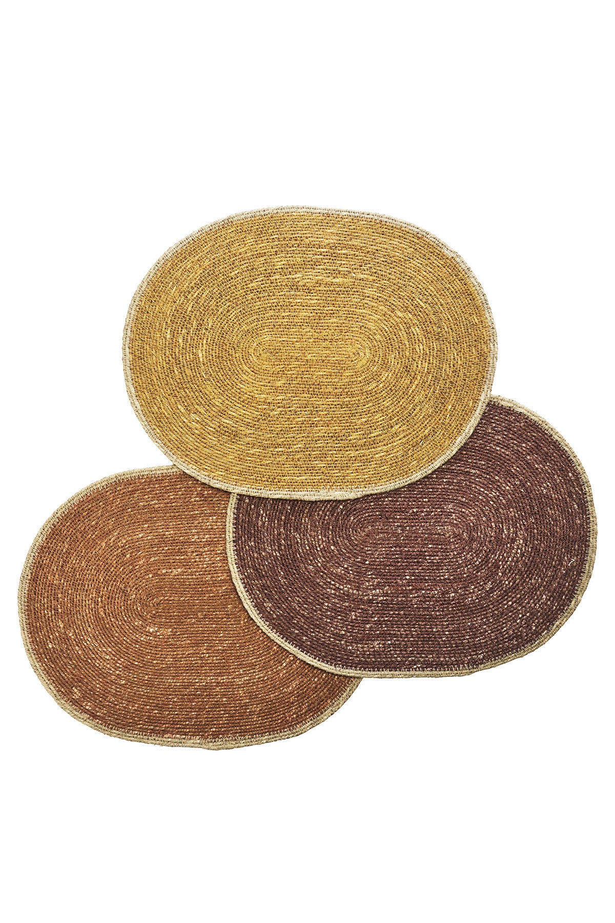 Oval Seagrass Placemat | Choose colour