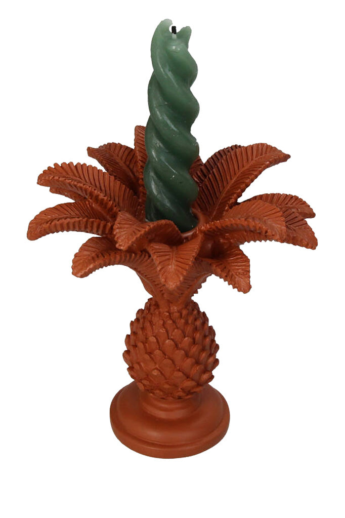 Palm Tree Candle Holder | Terracotta