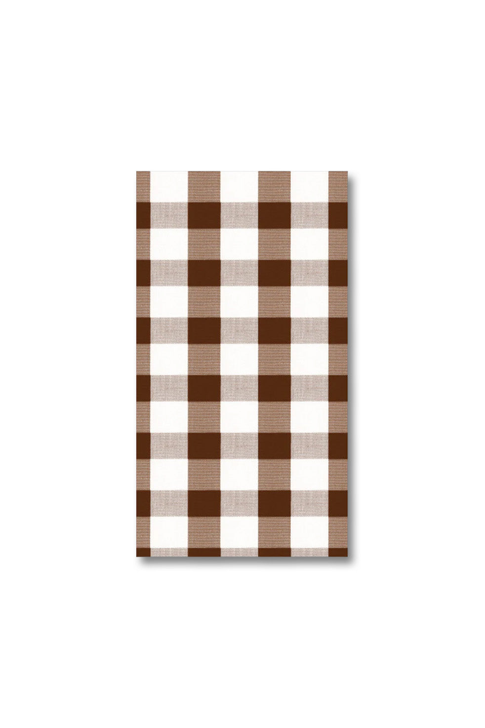 Paper napkins, Chocolate Gingham