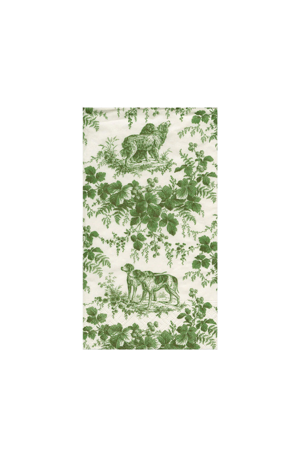 Paper Napkins Dogs| Green