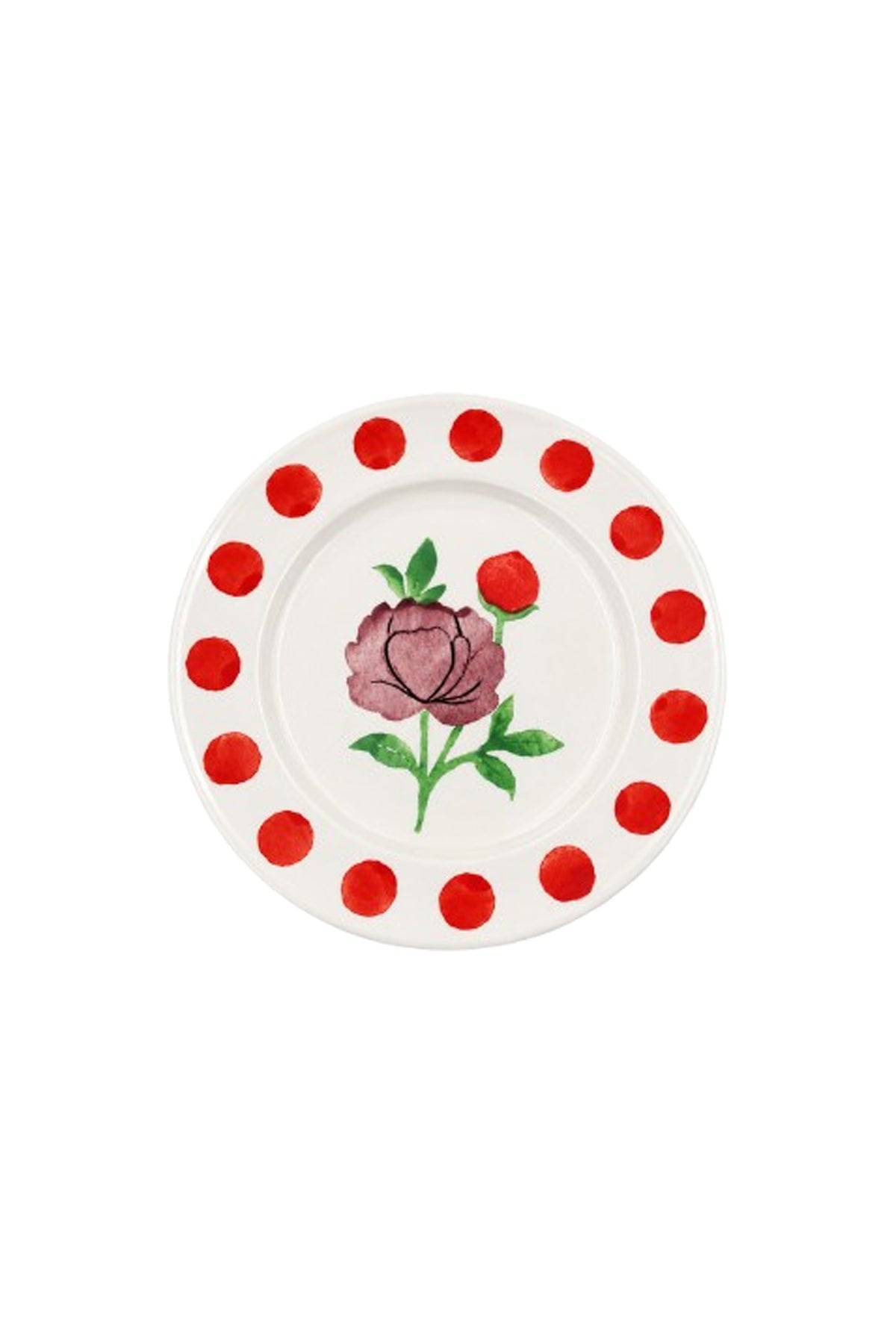 Dessert Plate | Purple Peonie