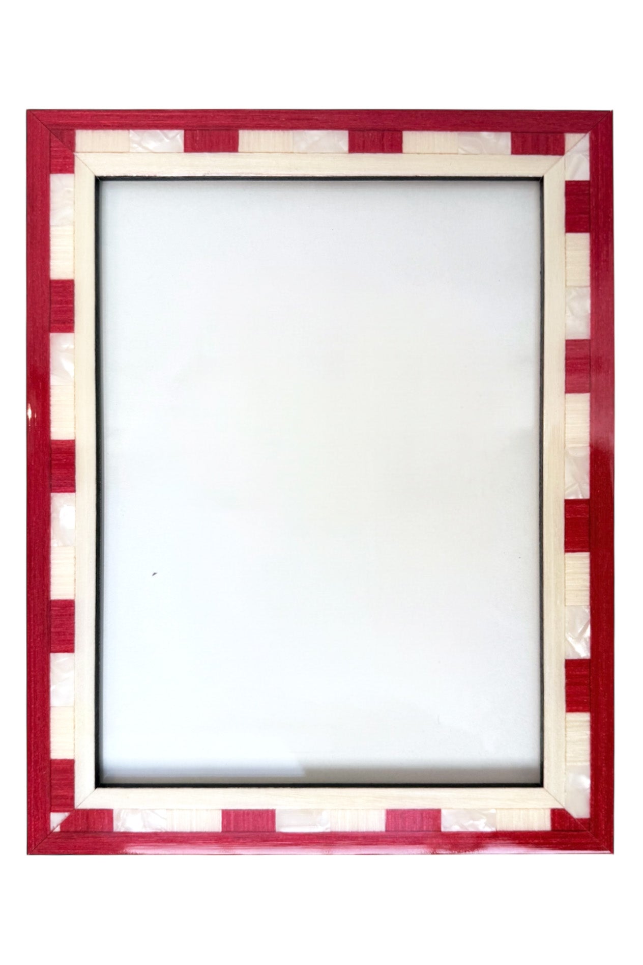 Photo Frame Red Squares | Choose Size