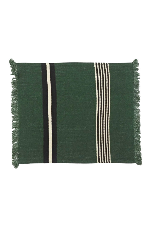 Placemat | Green With Stripes