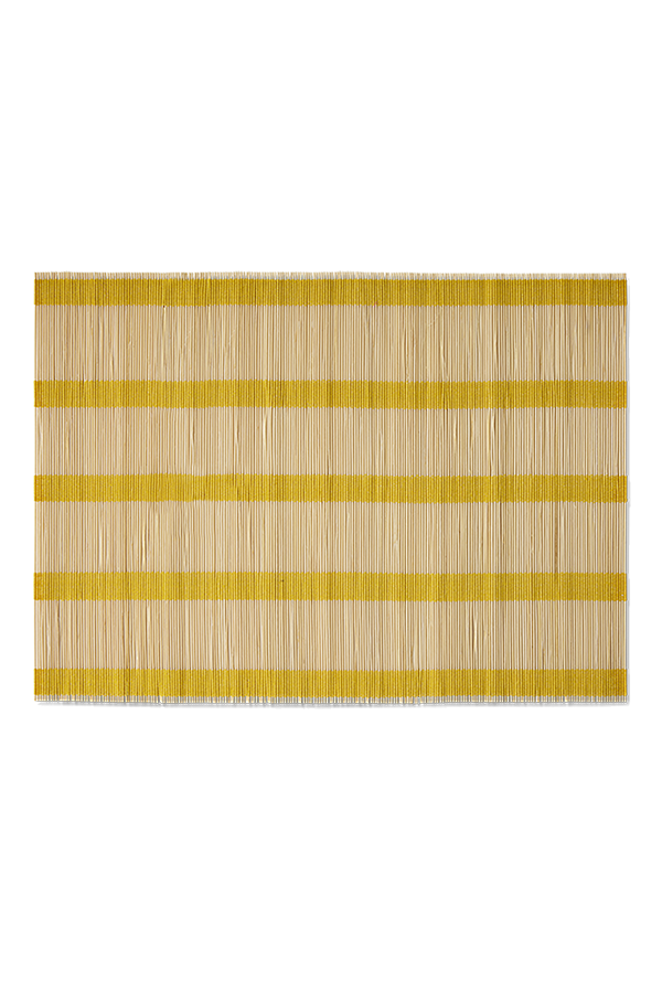 Bamboo Placemat | Lemon Stripes
