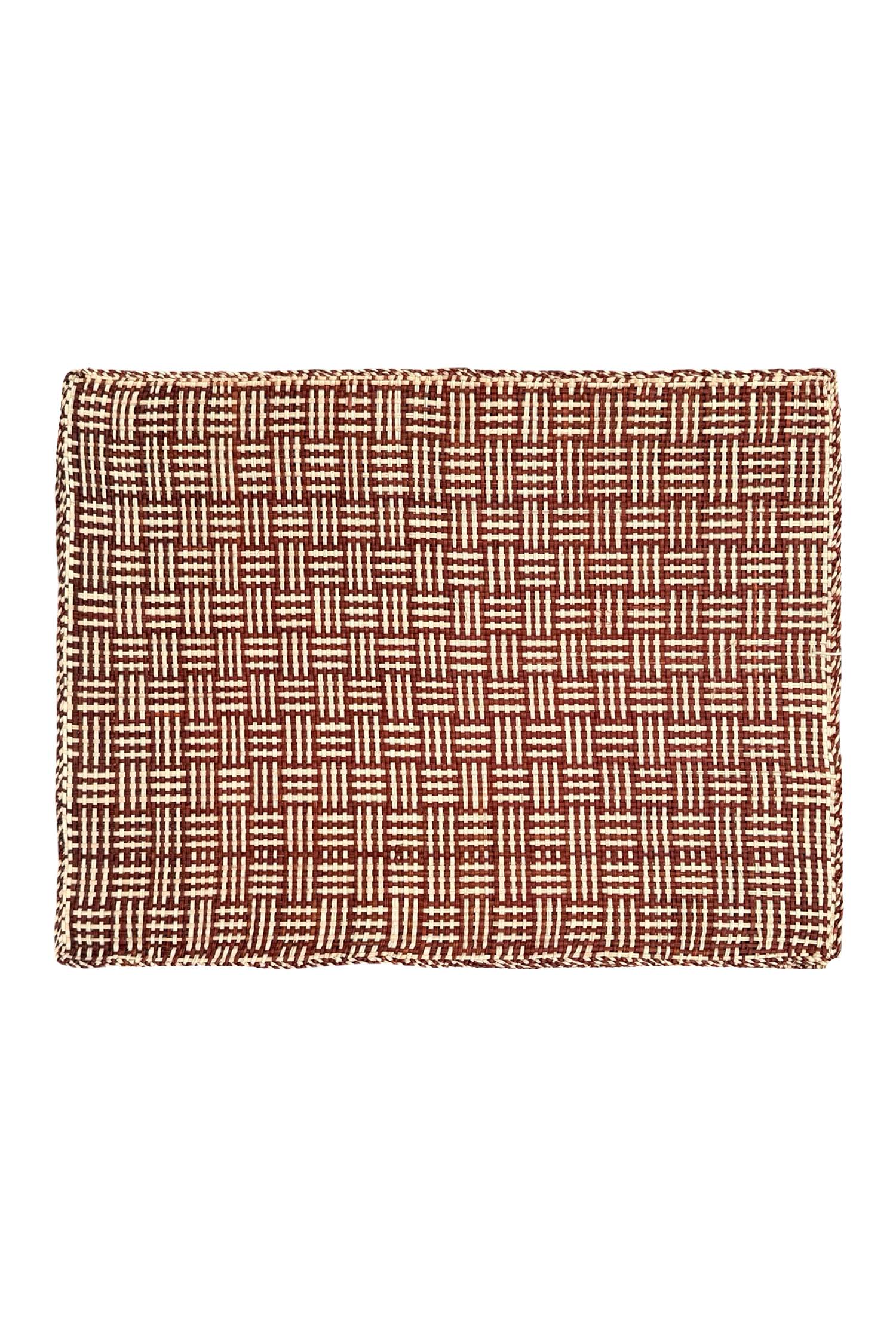 Placemat Handmade | Check Brown