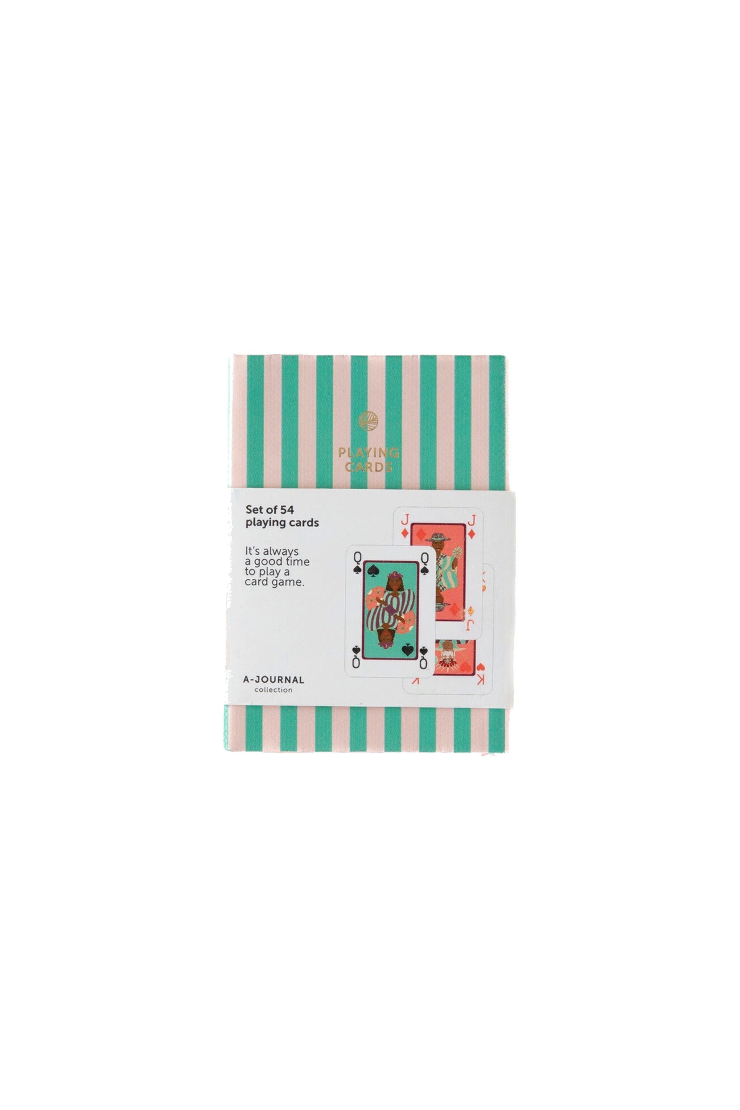 Playing Cards | Green Stripes