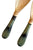 Salad server | Mango wood & black/green