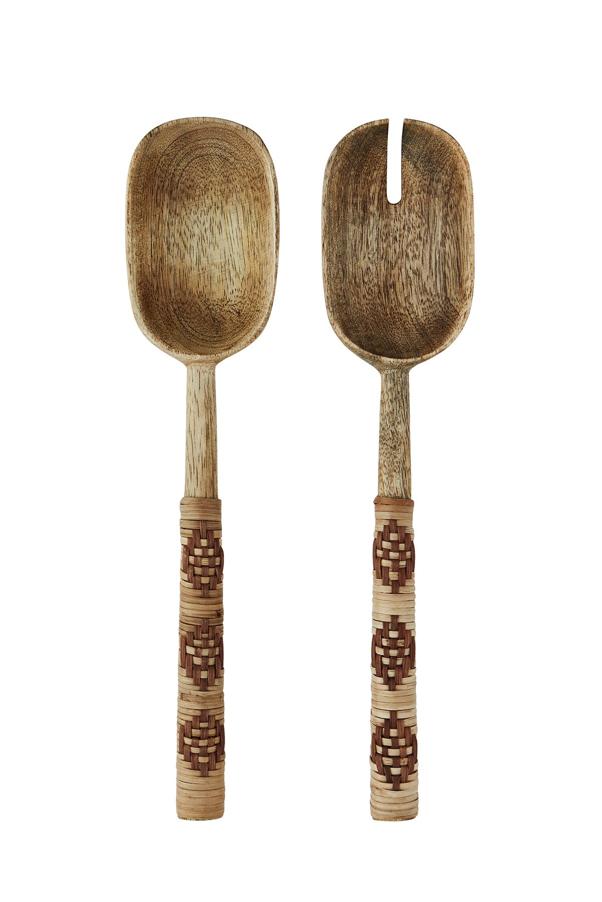 Salad set | Rattan Brown