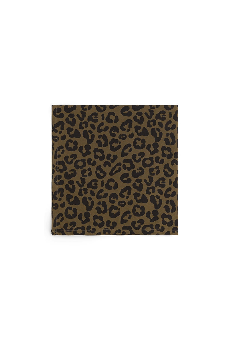 Napkin, Olive Animal Print