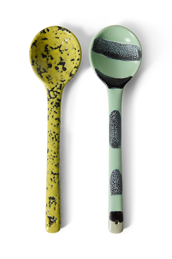 Serving Spoons | Ceramic Multicolor