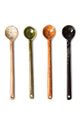 Ceramics spoons, L, set of 4