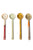 Ceramic spoons, M, set of 4