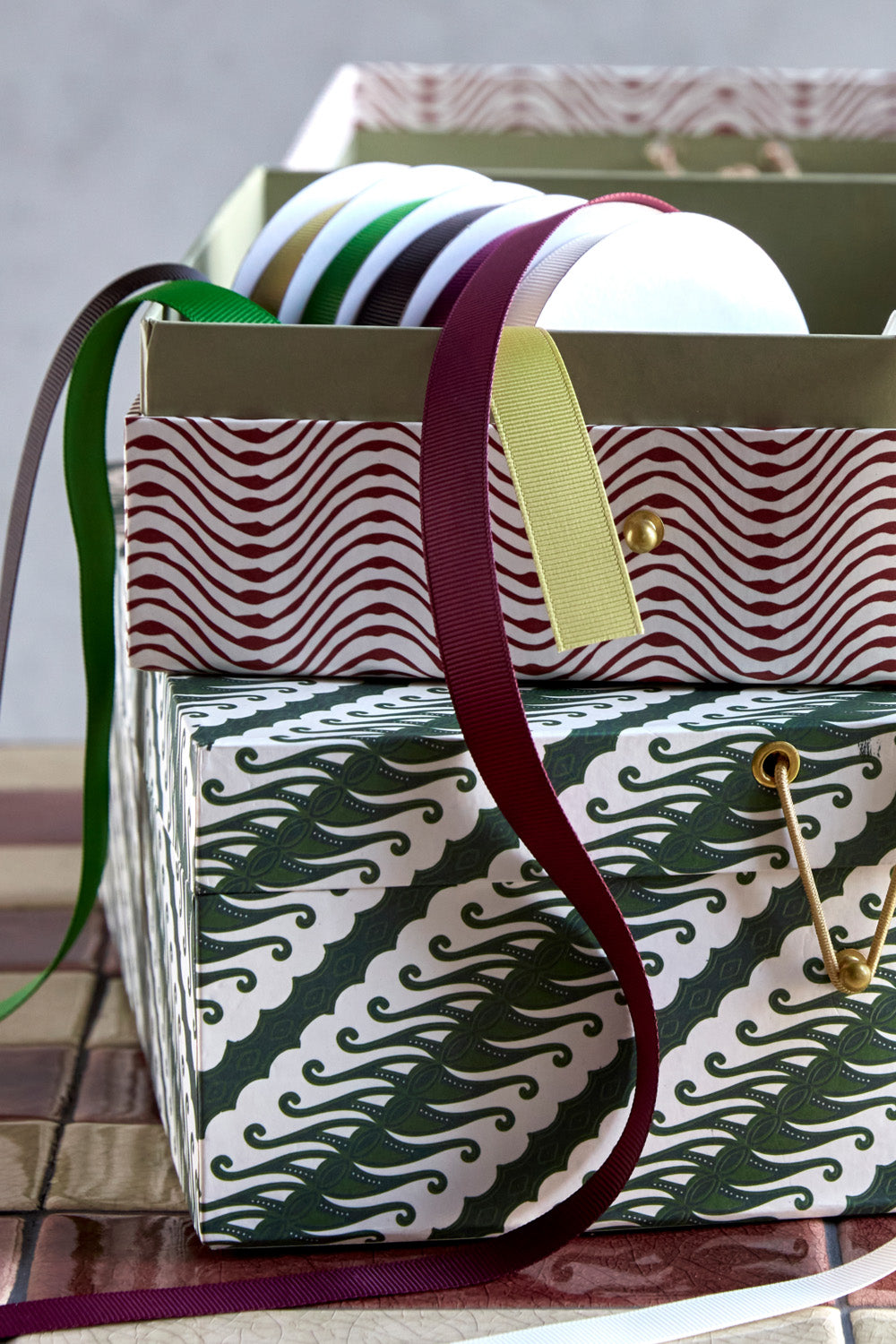 Cardboard Storage box L | Green Cornucopia