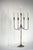 table candelabra 5 arm, vintage light brown