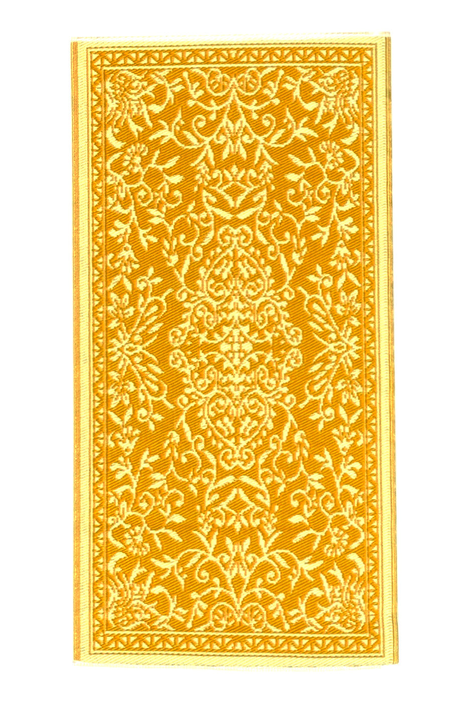 Plastic Rug | Yellow Flowers