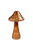 Vase Mushroom Brown