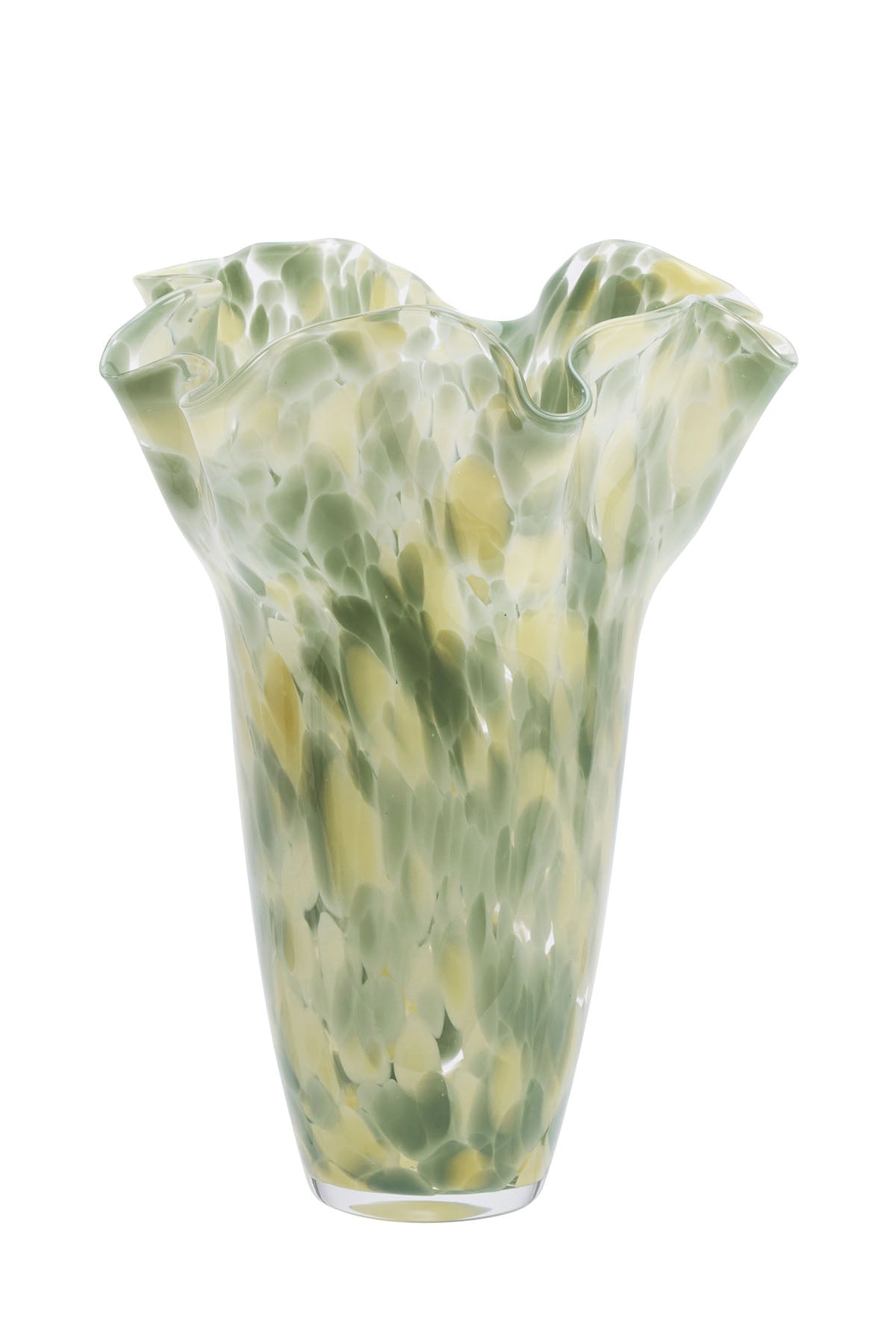 Glass Vase | Green Colored
