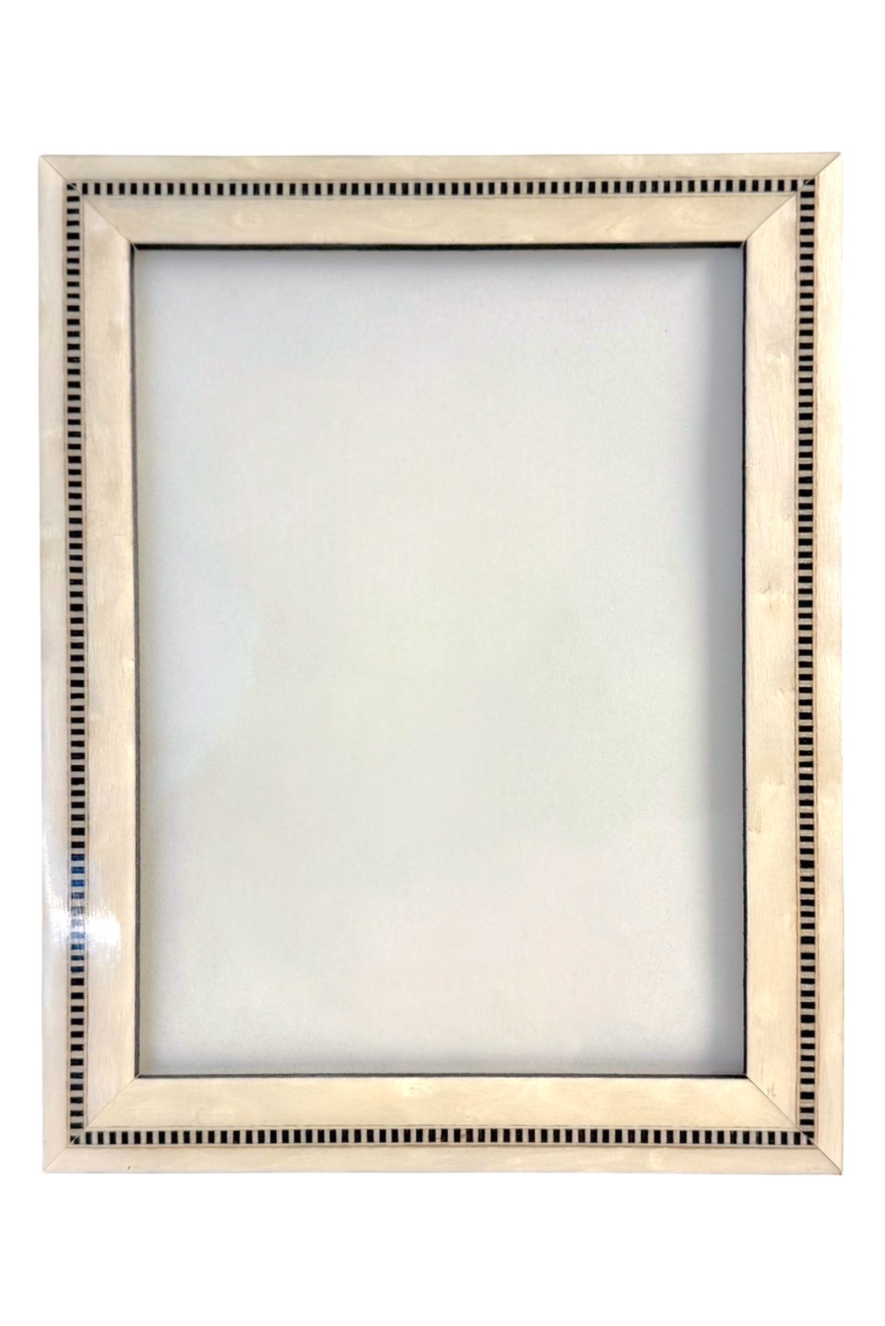 Photo Frame Pearl w/ Black Squares | Choose Size