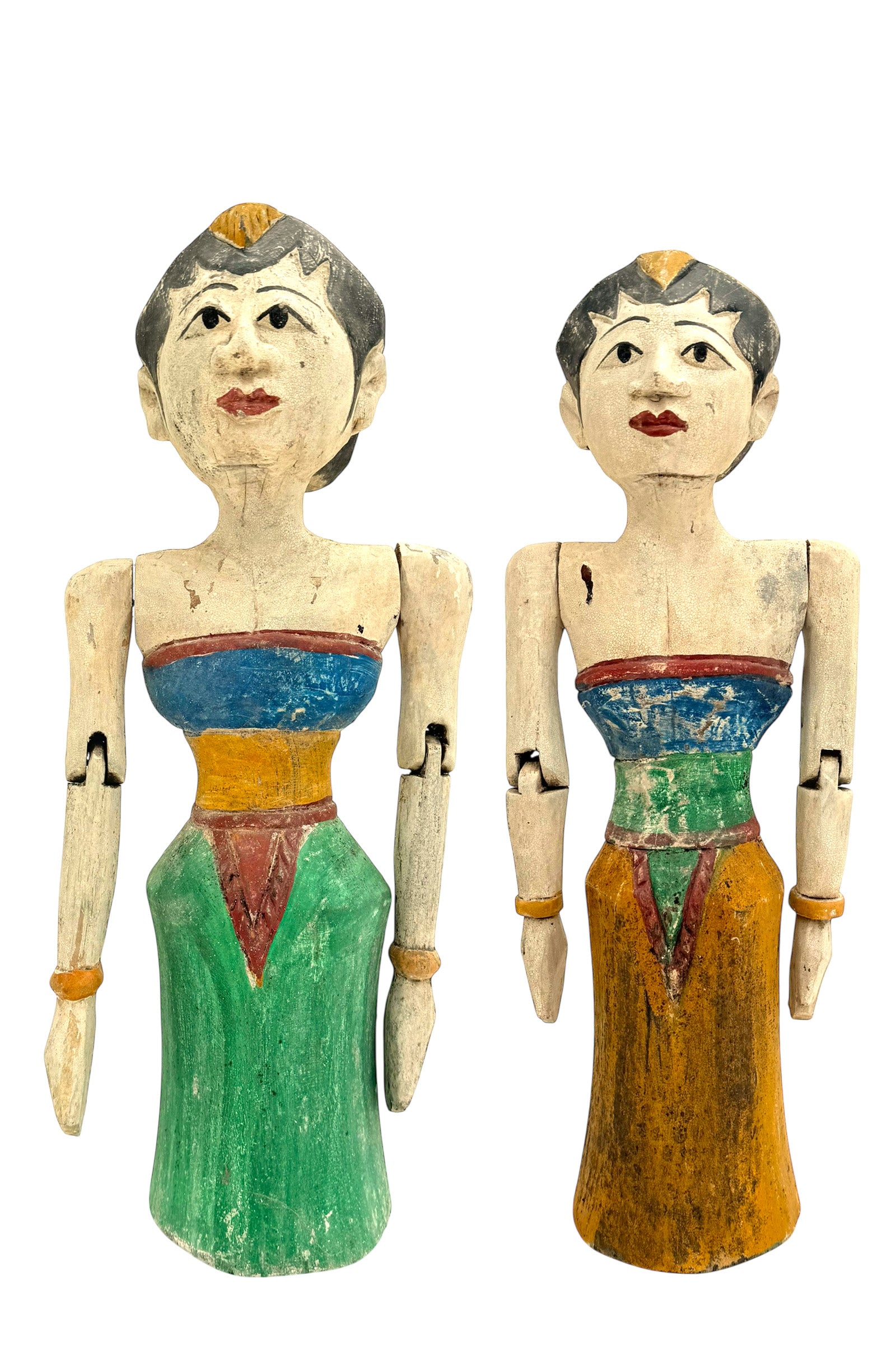 Wooden Human Figure | Yellow