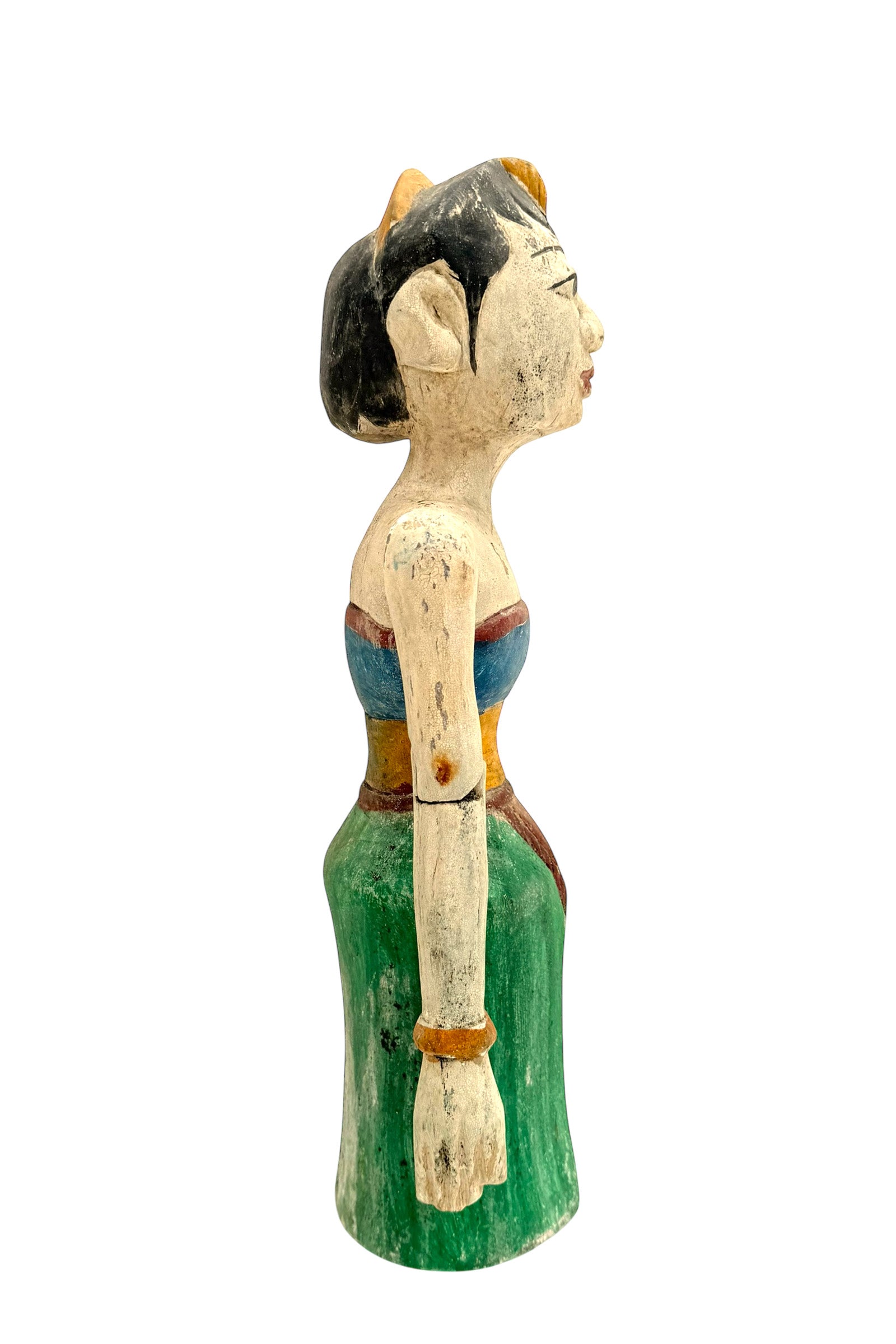 Wooden Human Figure | Green