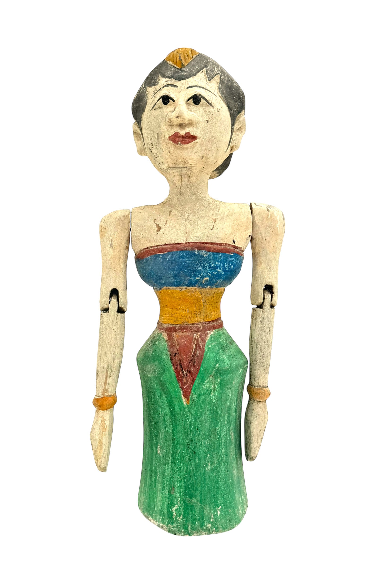Wooden Human Figure | Green