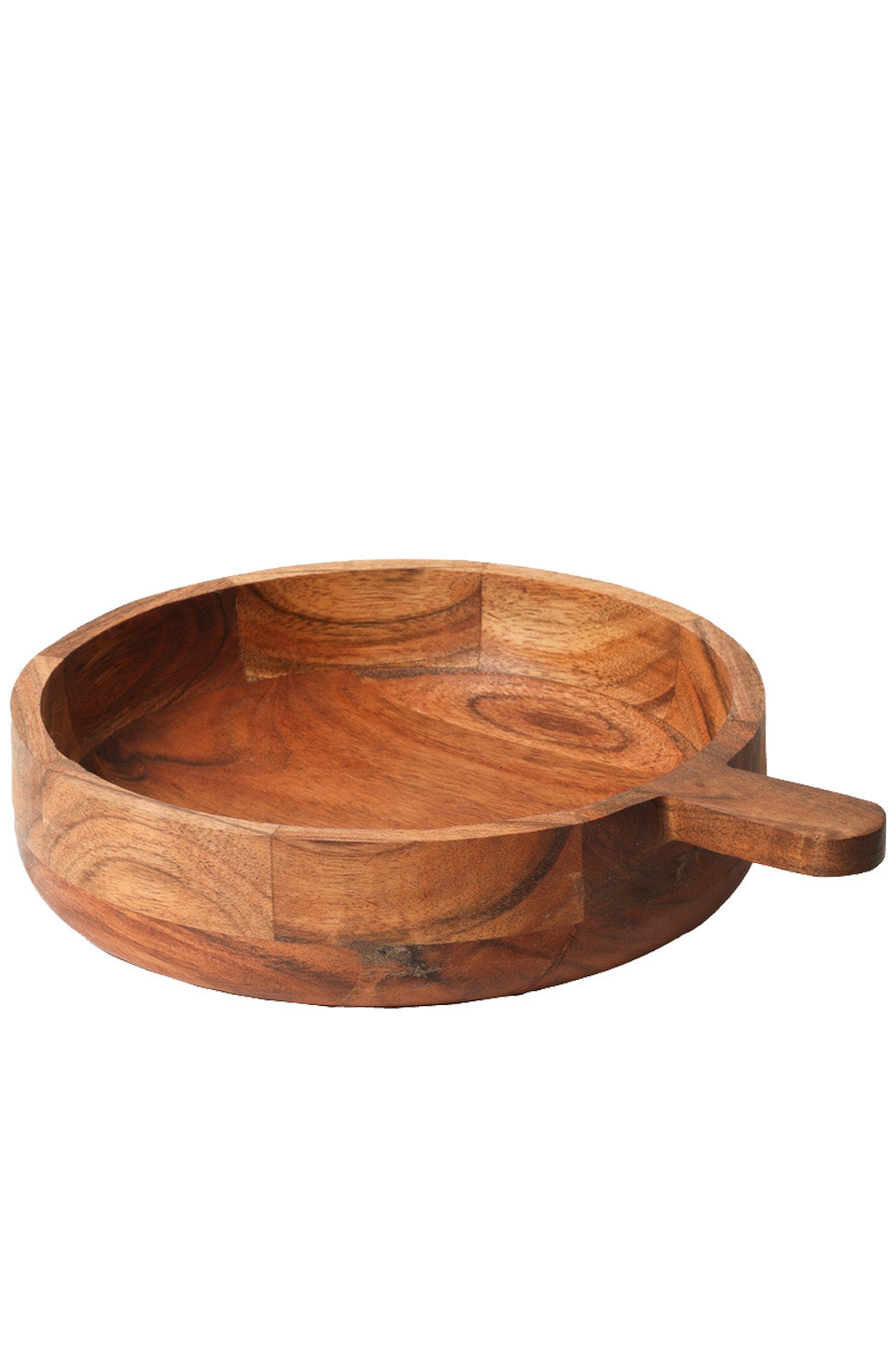 Wooden Bowl W/ Handle, L