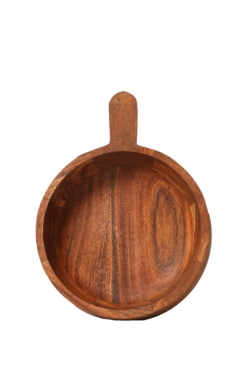 Wooden Bowl W/ Handle, M
